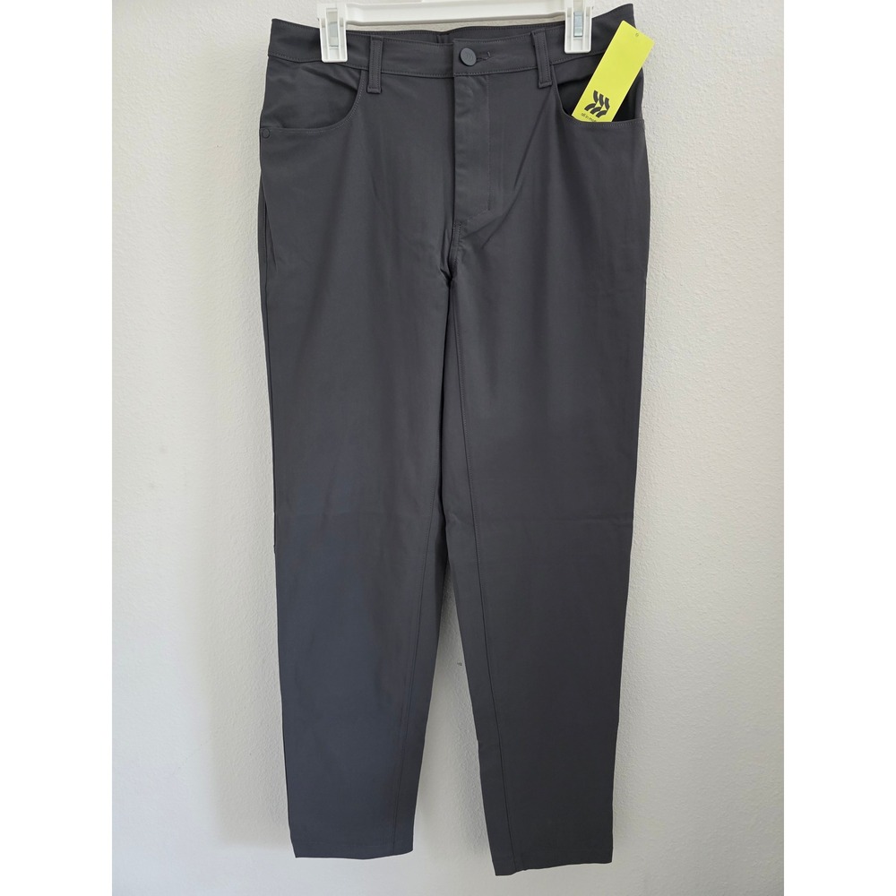 All in Motion Men's 360 Lifestyle 5-Pocket Pants gray 30x32 NEW